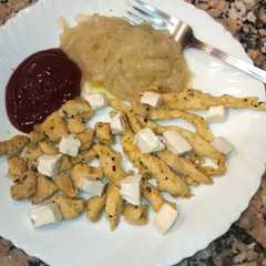 Una foto de Delicias de pollo con quesitos