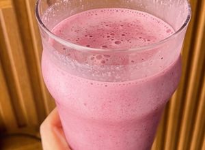 Foto de Batido de morango cremoso