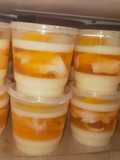 Puding Lapis Lychee Jeruk