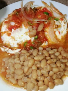 Una foto de Huevos a la mexicana para mi esposo