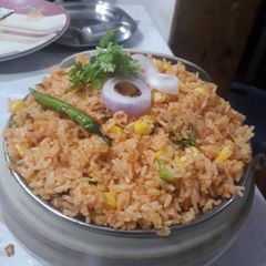 A picture of Sweet corn Pulao.