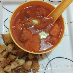 A picture of Tomato soup.