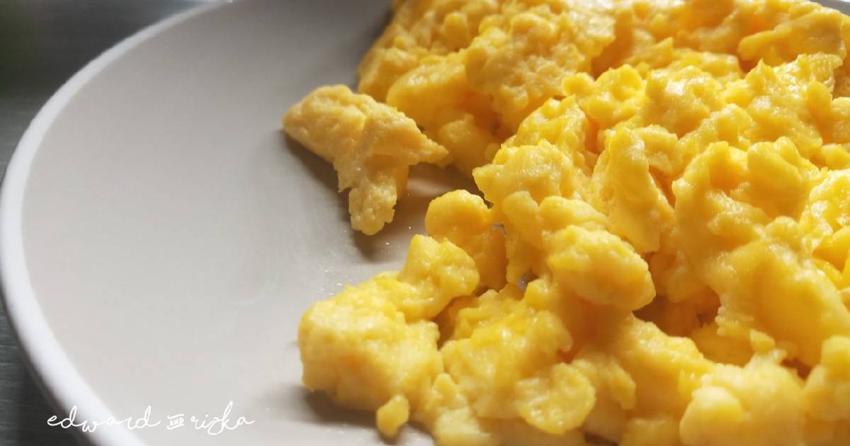 Resep Scrambled Egg Mcd 100 Otentik 🍳 Oleh Edward And Rizkas Kitchen 🍳🥘