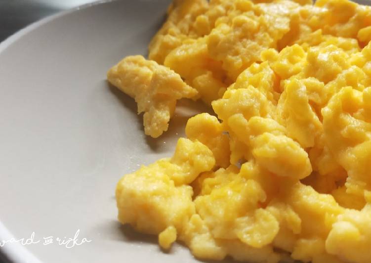 ragam memasak Scrambled Egg Mcd 100% otentik 🍳 yang selera bertambah