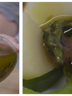 A picture of Basil vinaigrette.