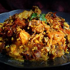 Achaari Murg Khichdi A picture of Achaari Murg Khichdi.
