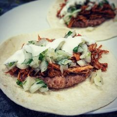 A picture of Chicken Tinga Tacos.