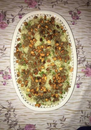 صورة لوصفة رز مع بزاليا