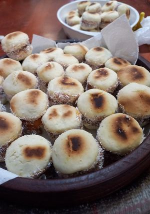 Una foto de Alfajores de maicena (maicenitas)