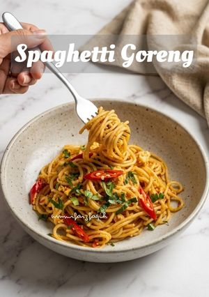 Foto resep Spaghetti Goreng