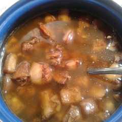 A picture of Babi masak kecap.