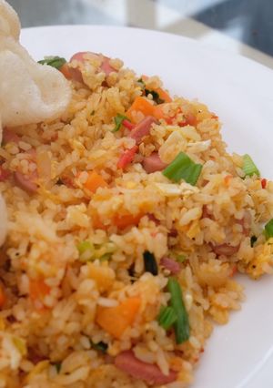 Foto resep Nasi goreng sederhana