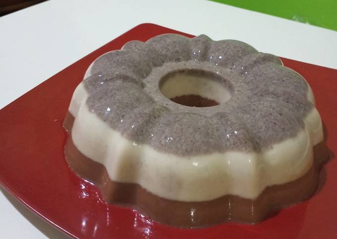 Puding oreo Milo