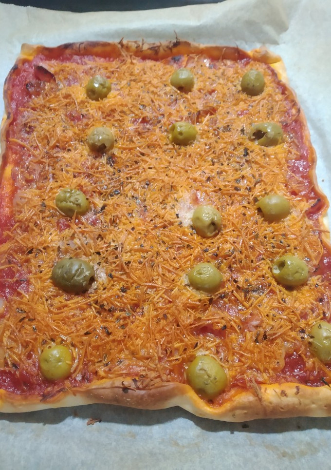 Una foto de Pizza
