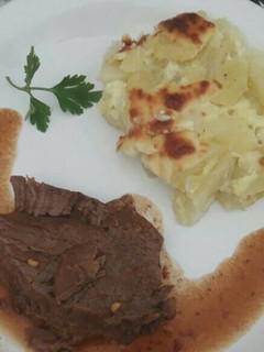 Una foto de Papas a la crema