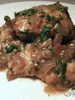 Una foto de Cazuela de bonito encebollado