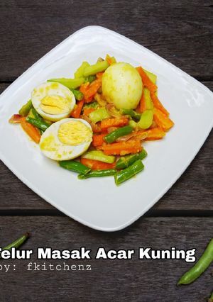 Foto resep Telur Masak Acar Kuning