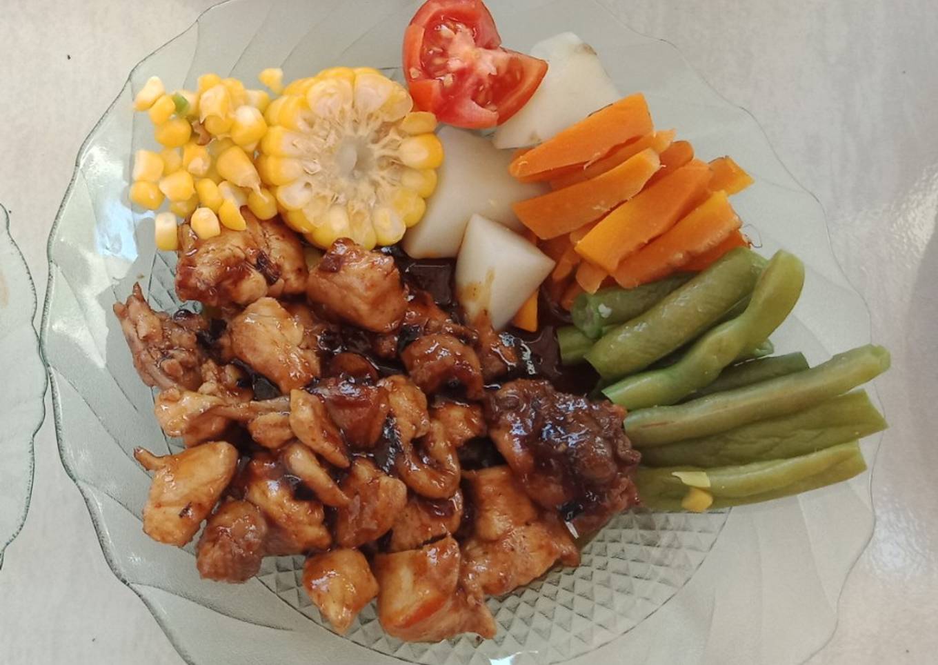 Rica ayam sederhana