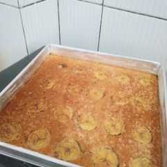 รูปของ Banana oatmeal cake takaran sendok tanpa emulsifier