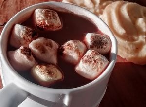 Una foto de Chocolate caliente con toque picante
