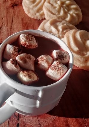 Una foto de Chocolate caliente con toque picante