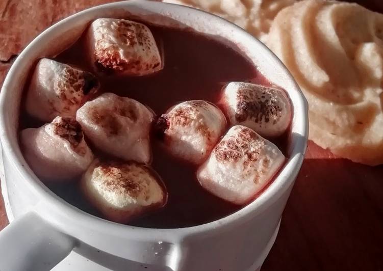 Chocolate caliente con toque picante