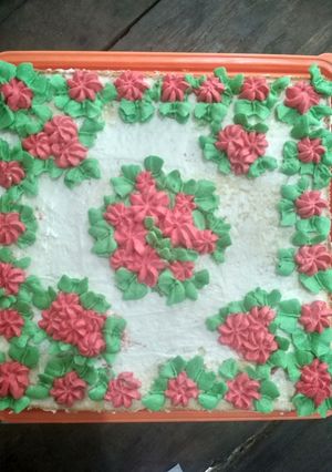 Foto resep White forest cake😉