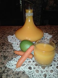 صورة لوصفة عصير الجزر والليمون