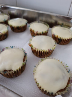 Una foto de Cupcakes de Carrot Cake