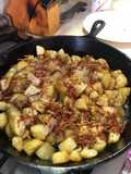 Papas al estilo campestre del oeste con el toque Sonorense