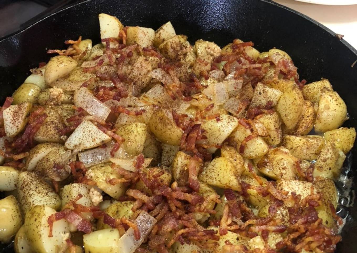 Papas al estilo campestre del oeste con el toque Sonorense