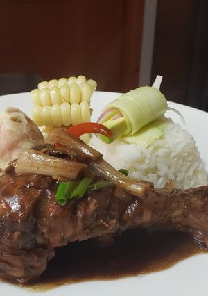 Una foto de Pollo al sillao