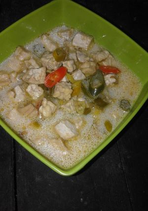 Foto resep TTS pedas cabe hijau 😅
