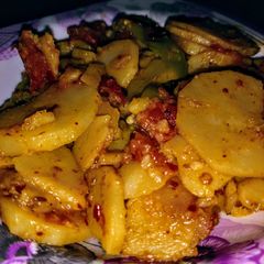 A picture of Alu ki katliyan.