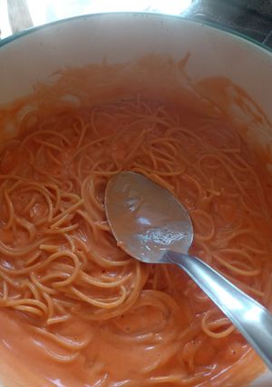 Una foto de Spaghetti rojo mexicano🍝🇲🇽