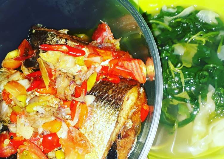 Cara Menyiapkan Bandeng goreng bumbu jahe pedas segarr😘 yang sempurna