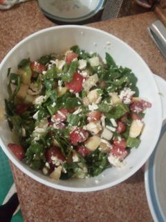 Una foto de Ensalada de Espinacas