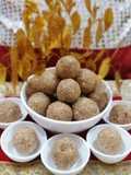 Sesame and flatten rice laddu