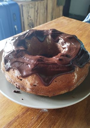 Una foto de Budín de banana vegano
