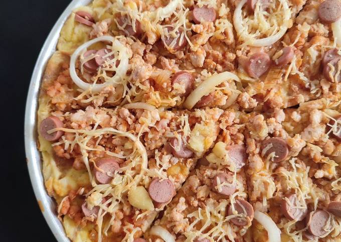 Cara Gampang Membuat Pizza Roti Tawar, Sempurna