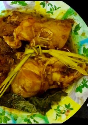 Foto resep Ayam Ungkep Bumbu Kuning