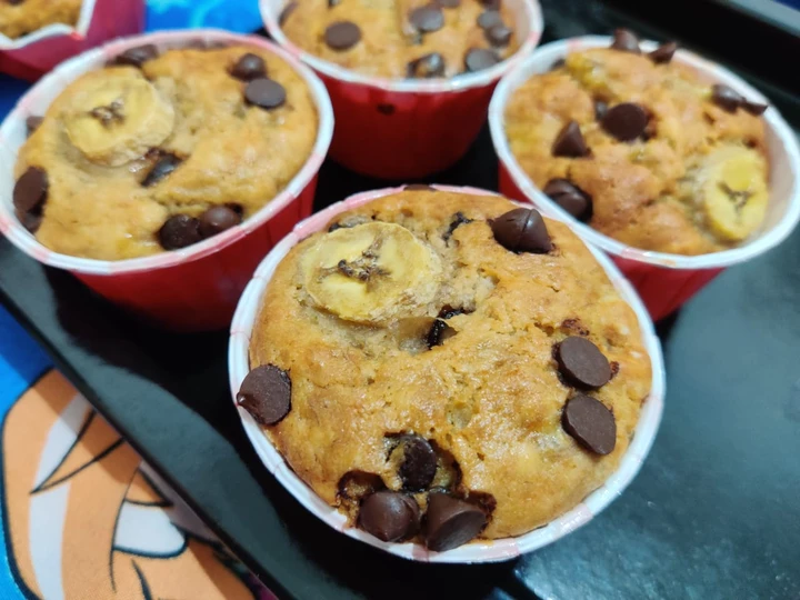 Cara Mudah Membuat Resep  Muffin pisang yang Sempurna, Sempurna