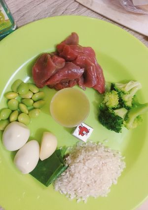 Foto resep MPASI Bayi 7 Bulan“Bubur Daging Telur Puyuh”