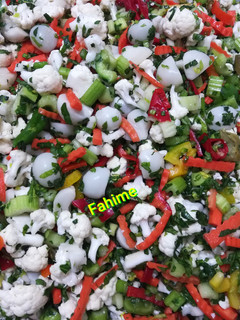 عکسی از دستور ترشی مخلوط
