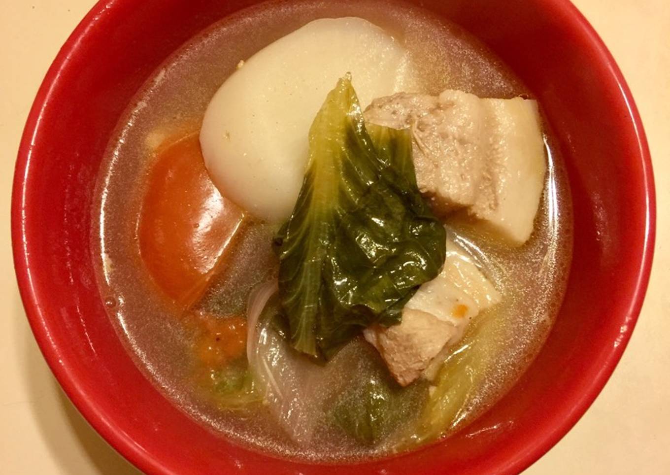 Sinigang na Liempo (Filipino dish)