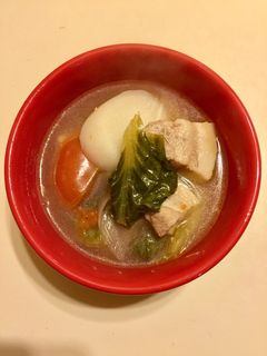 A picture of Sinigang na Liempo (Filipino dish).