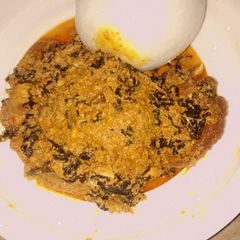 A picture of Egusi soup.
