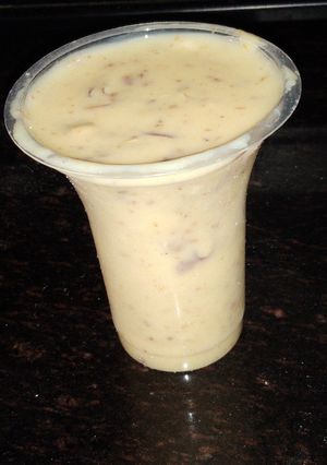 A picture of Badam milkshake.