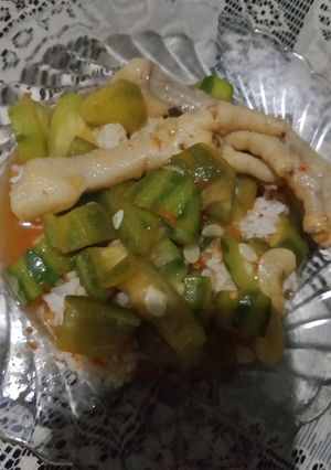 Foto resep Oyong tumis ceker