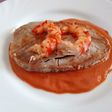 Atún en salsa de gambón
